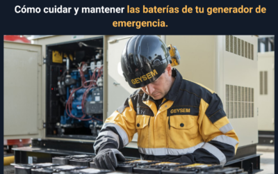 Cómo cuidar y mantener las baterías de tu generador de emergencia.