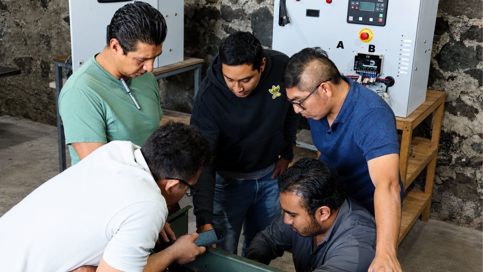 Electricidad aplicada a un generador eléctrico